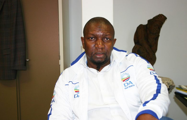 Newly elected Chairperson of the DA in Limpopo Geofrey Tshibvumo